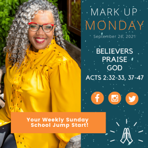 #MarkUpMonday- ???????????????? - Believers Praise God - September 26, 2021