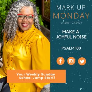 #MarkUpMonday- ???????????????? - Make A Joyful Noise - October 03, 2021