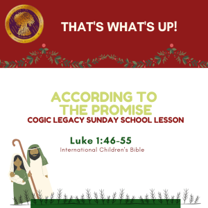 COGIC #KidPack - ???????????????? - According To The Promise - December 26, 2021
