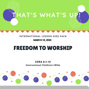ISSL #KidPack - ????⚖️???????? - Freedom to Worship- March 13, 2022