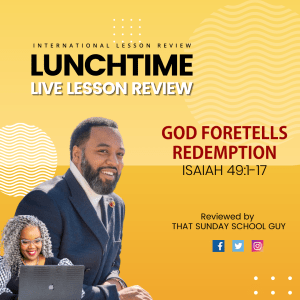 #TSSGNOTES for ISSL - ????????➡️ - GOD FORETELLS REDEMPTION - June 12, 2022