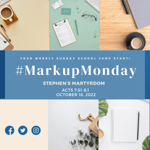 #MarkUpMonday - ???????????????? - Stephen’s Martyrdom - October 16, 2022