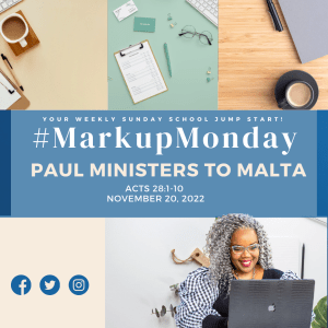 #MarkUpMonday - ???????????? - Paul Ministers in Malta - November 20, 2022