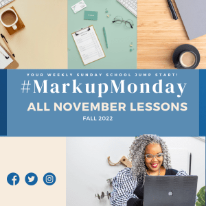 #MarkUpMonday - ???????????? - ALL #LEGACY LESSONS November 2022