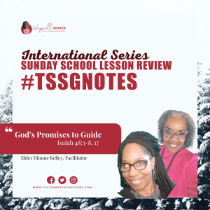 #TSSGNOTES ISSL - ???????????????? - God Promises to Guide - January 15, 2023