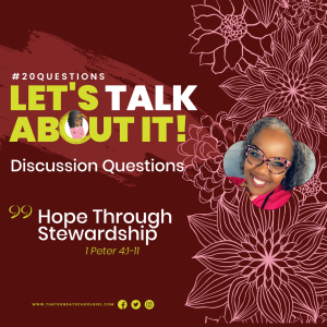 #20Questions – Hope Through Stewardship – May 21, 2023