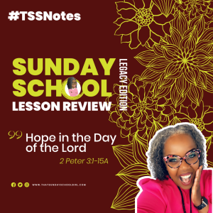 #TSSGNotes – Hope in the Day of the Lord – May 28, 2023