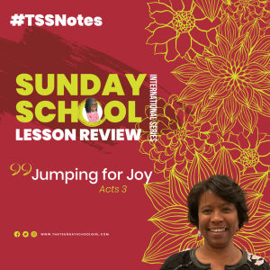 #TSSGNotes – Jump for Joy – May 14, 2023