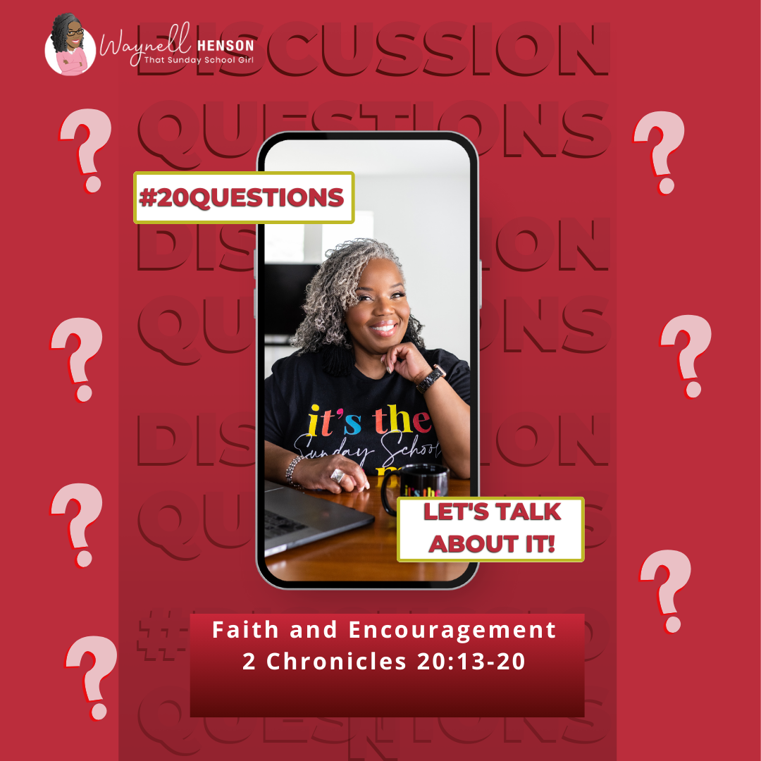 #20Questions – 2️⃣0️⃣📚💙 Faith and Encouragement – January 21, 2024