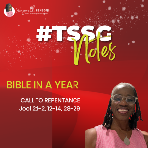 #TSSGNotes β ππππ½ Call to Repent - January 28, 2024