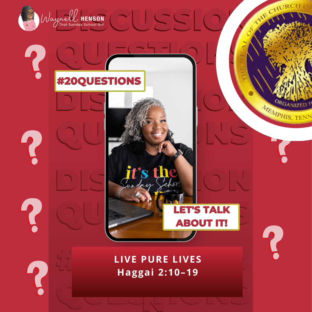 #20Questions – 2️⃣0️⃣📚💙 Live Pure Lives - June 16, 2024