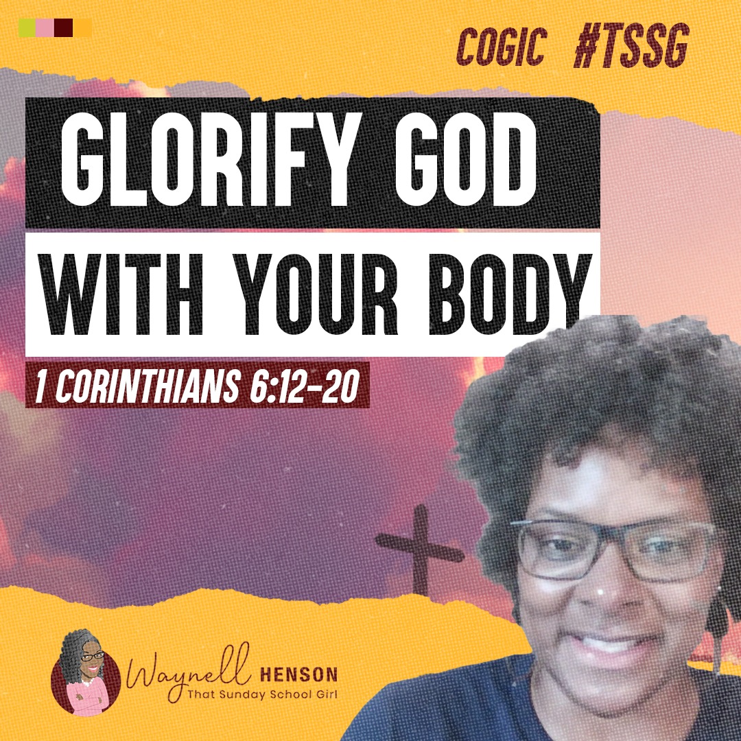 #TSSGNotes – 📚🙌🏽❤️ Glorify God with Your Body - July 7, 2024