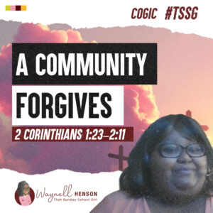 #TSSGNotes β πππ½β€οΈ A COMMUNITY FORGIVES - August 11, 2024