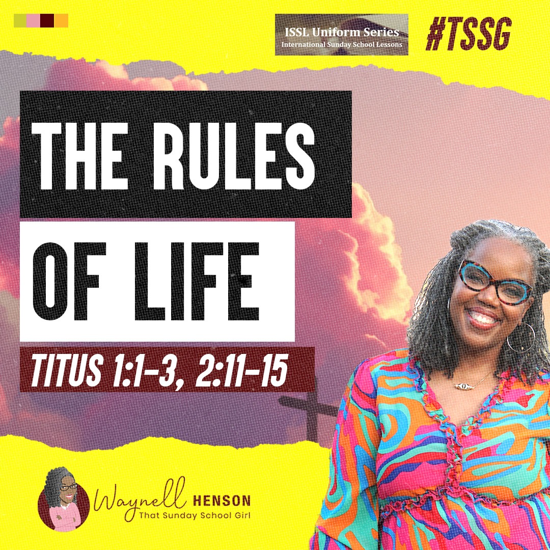 #TSSGNotes – 📚🙌🏽❤️ The Rules of Life - August 18, 2024