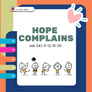 #KidPack - 📚🙌🏽💙 Hope Complains – October 13, 2024