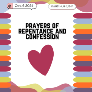 #KidPack - 📚🙌🏽💙 Prayers of Repentance – October 6, 2024