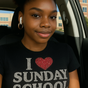 **Greater Northeast Region COGIC SPECIAL ONLY** I ♥️ Sunday School Bling Shirt