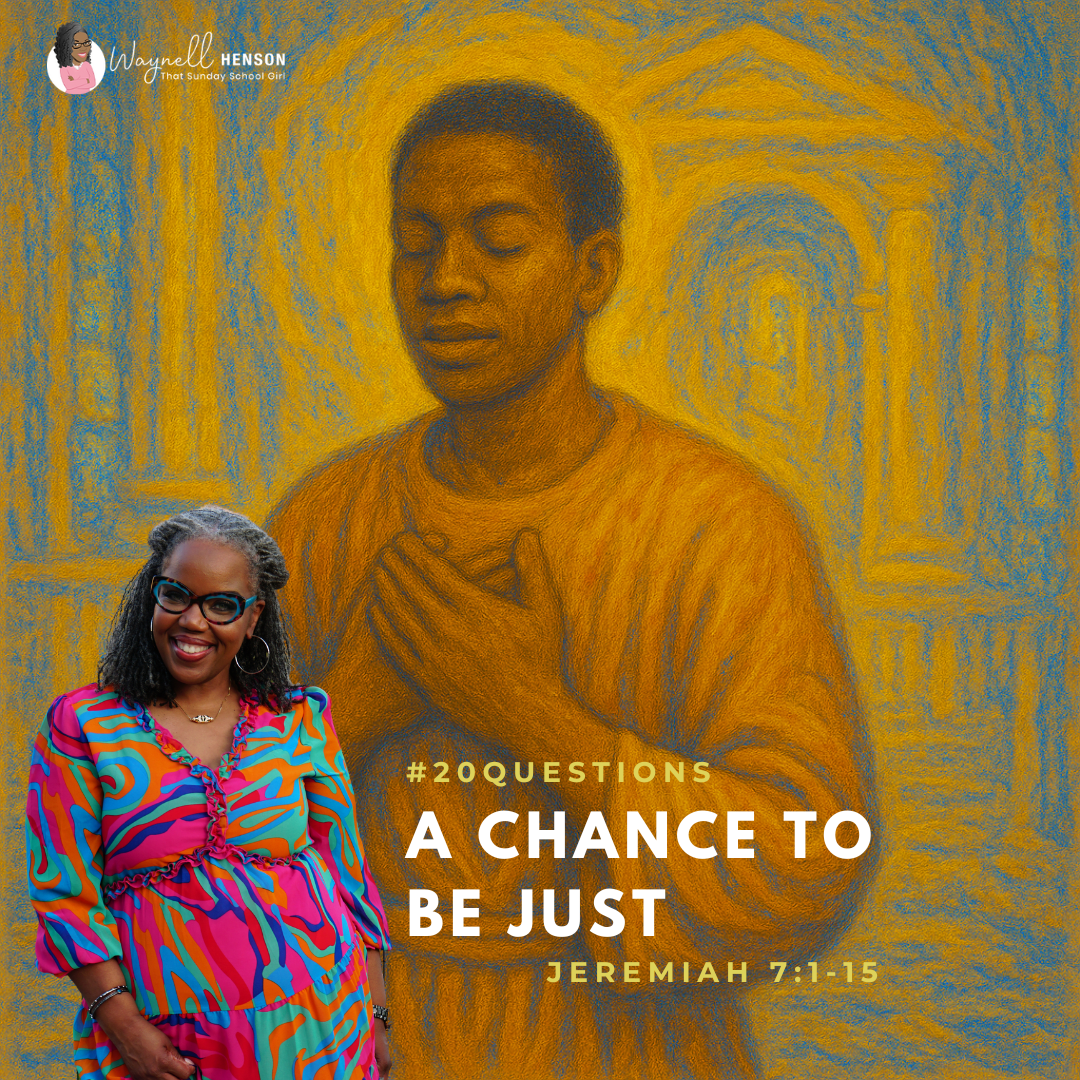 #20Questions – 2️⃣0️⃣📚💙 A Chance to Be Just – August 10, 2025