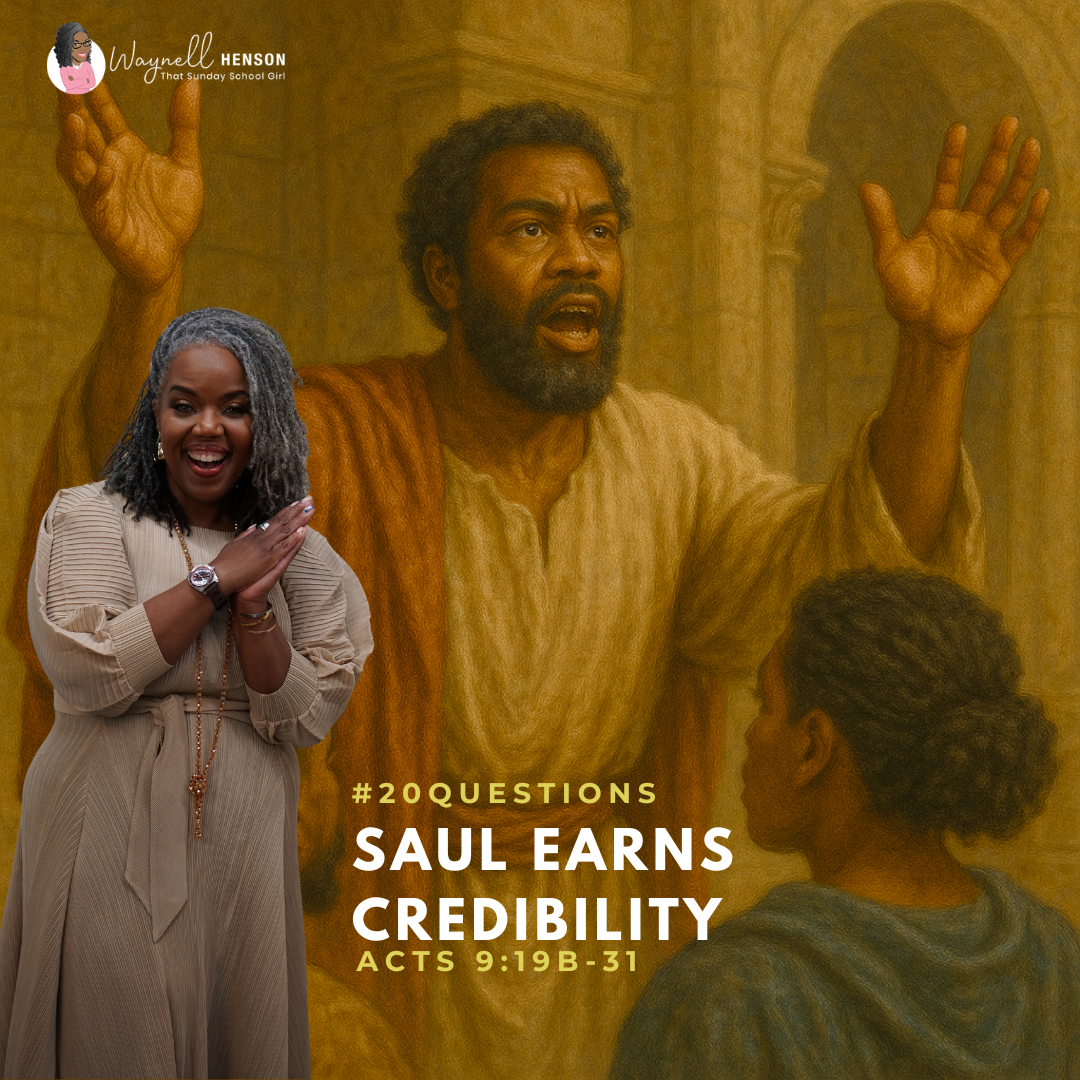 #20Questions – 2️⃣0️⃣📚💙 Saul Earns Credibility – October 12, 2025