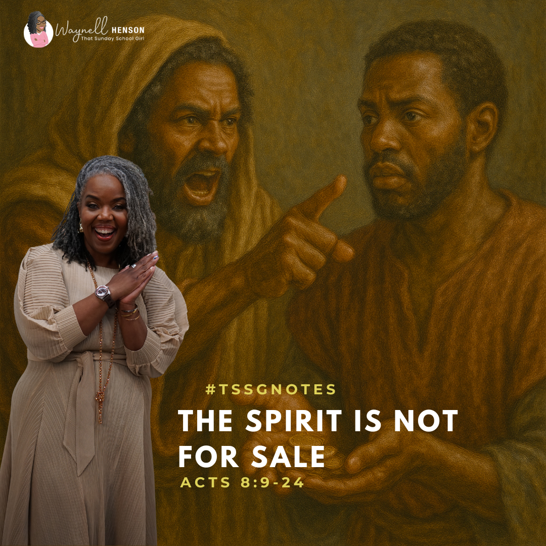 #TSSGNotes COGIC β ππππ½ The Spirit is Not for Sale β October 5, 2025