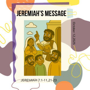 #KidPack β πππ½π Jeremiahβs Message β October 12, 2025