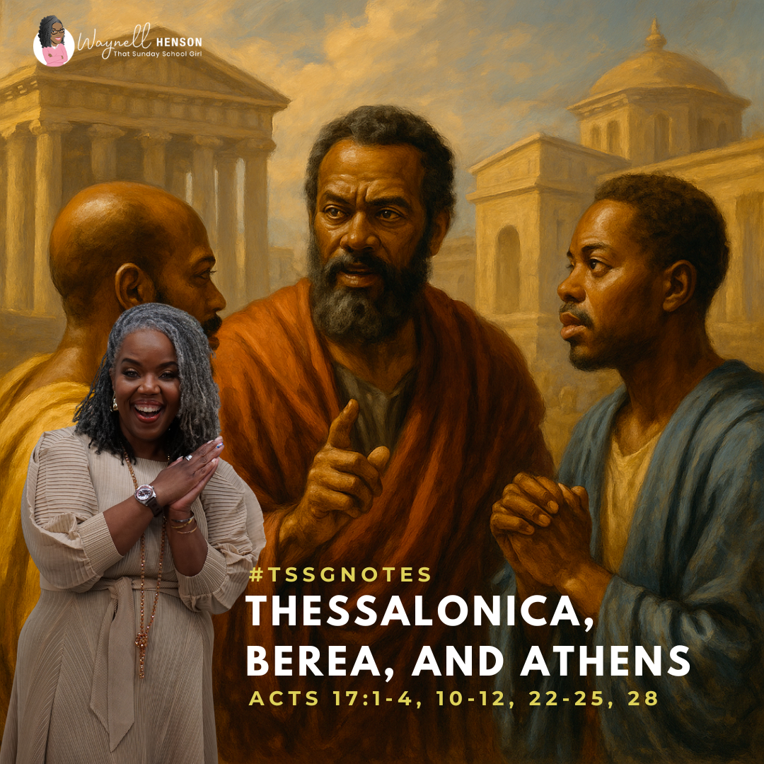 #TSSGNotes – 📚💙🙌🏽 Thessalonica, Berea, and Athens - November 23, 2025
