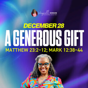 #TSSGNotes β ππππ½ A Generous Gift - December 28, 2025