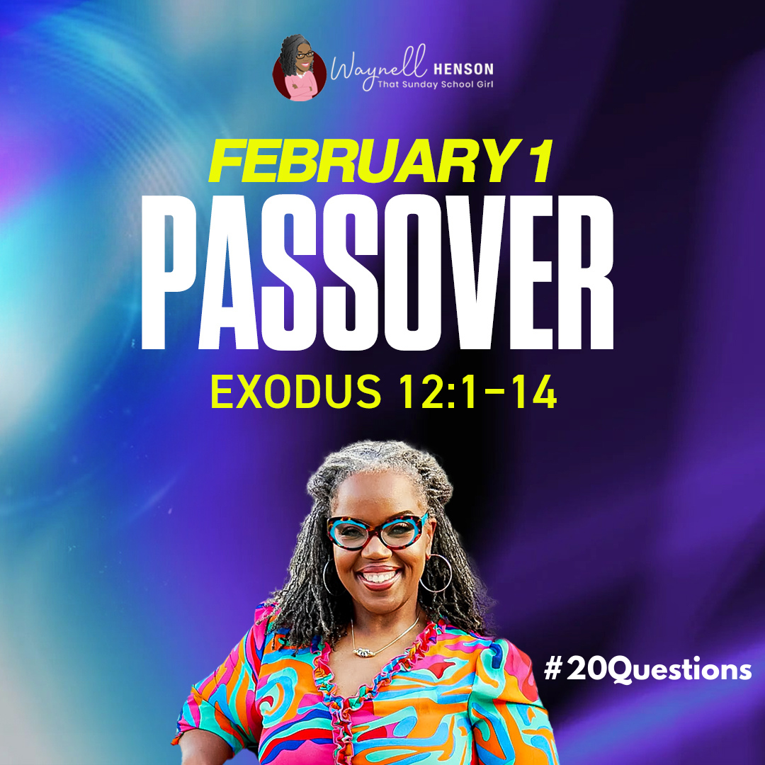 #20Questions – 2️⃣0️⃣📚💙 Passover – February 1, 2026