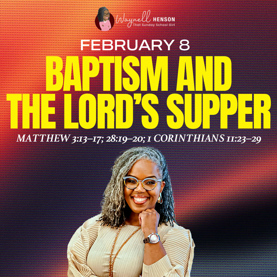 #TSSGNotes โ ๐๐๐๐ฝ Baptism and the Lordโs Supper โ February 8, 2026
