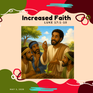 #KidPack – 📚🙌🏽💙 Increased Faith – May 3, 2026