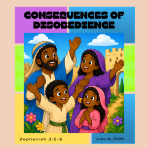#KidPack – 📚🙌🏽💙 The Consequences of Disobedience – June 14, 2026