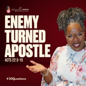 #20Questions– 2️⃣0️⃣📚💙 Saul of Tarsus, the Unlikely Apostle- August 16, 2026