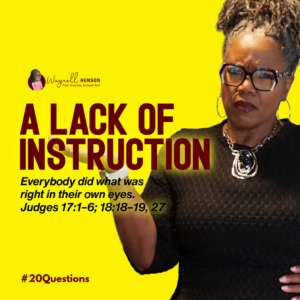 #20Questions– 2️⃣0️⃣📚💙 A Lack of Instruction - October 25, 2026